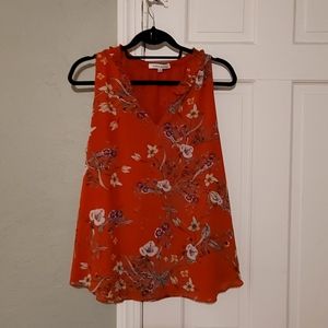 Rose & Olive Red Floral Blouse